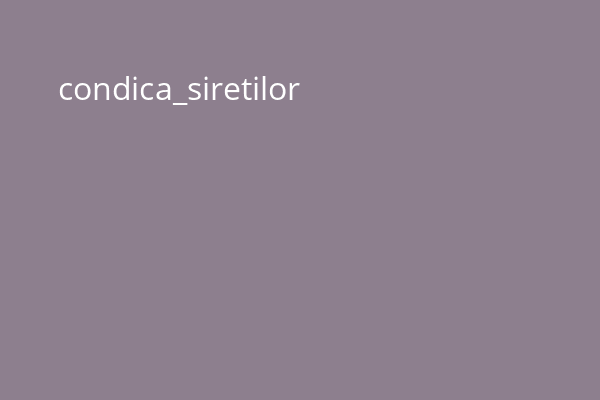 condica_siretilor