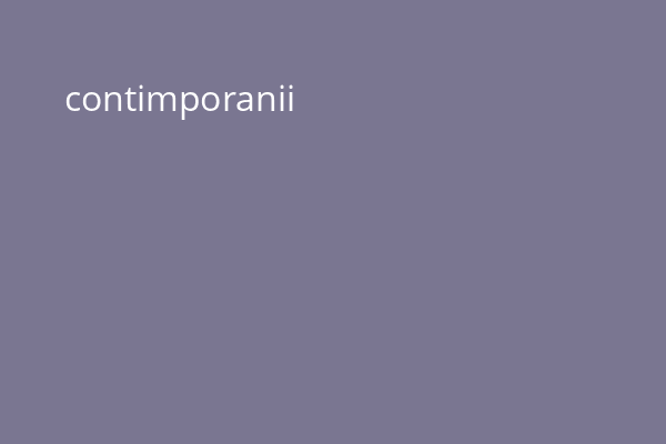 contimporanii