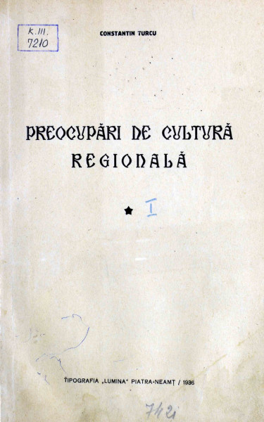 cultura regionala I