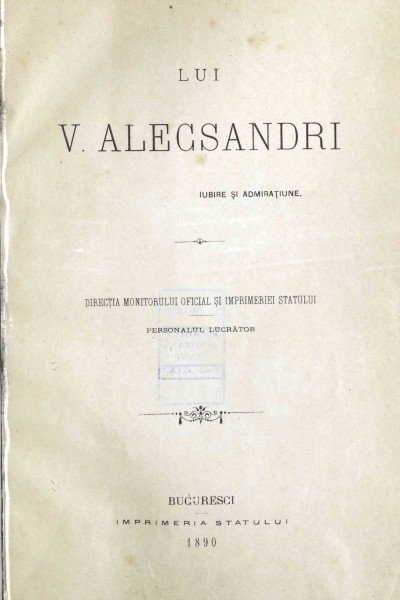 Lui V. Alecsandri