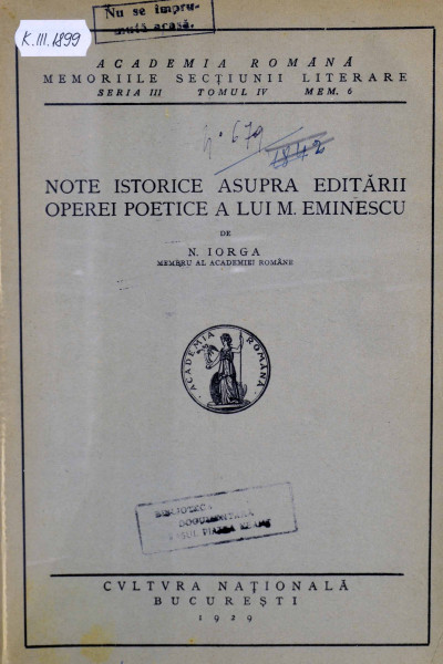 note_istorice_mihai_eminescu