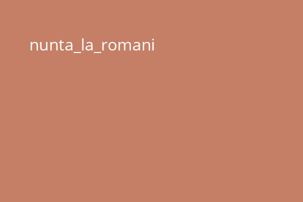 nunta_la_romani