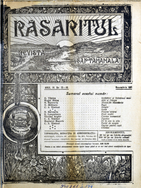 rasaritul 13-16 1921