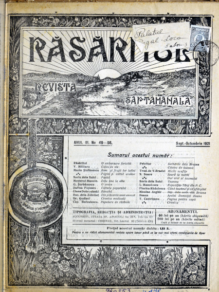 rasaritul 49-56 1921