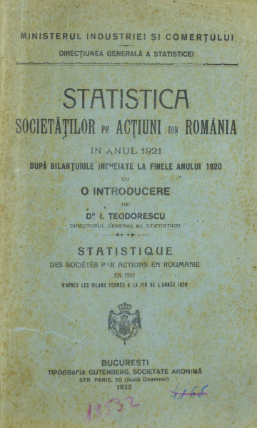 statistica_societatilor_actiuni_România_1921